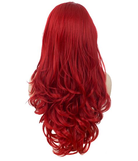 Bright Red Lace Front Wig Lace Front Wigs UK Star Style Wigs