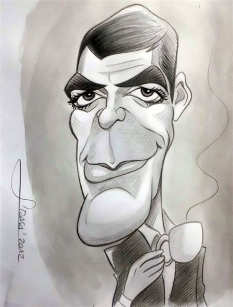 Caricaturas De Famosos George Clooney