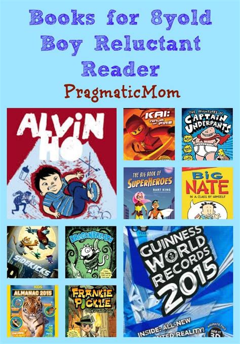 Books for 8yold Boy Reluctant Reader | Books for boys, Reluctant ...