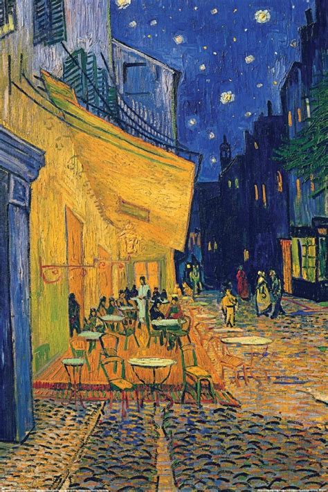 Vincent van Gogh café terrace Plakát Obraz na zeď Posters cz
