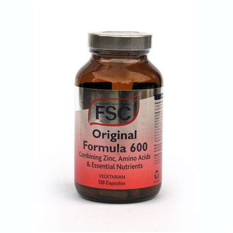 Fsc Original Fórmula 600 Plus For Men 120 Cápsulas Ecoonatural