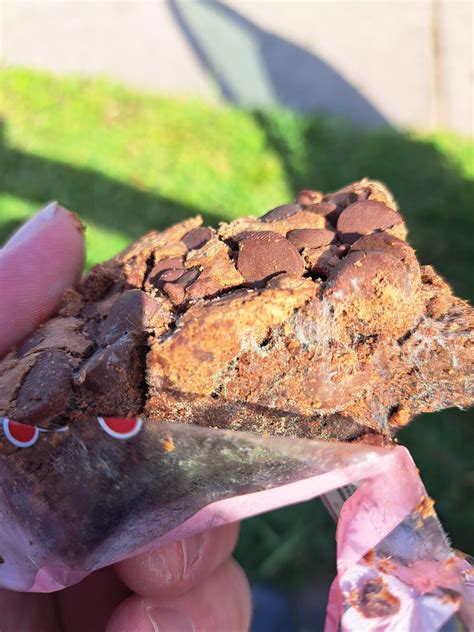 I impulsively bought a brownie at the gas station. Got home, took a