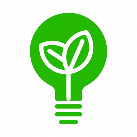 Bulb Eco Energy Leaf Leaves Icon