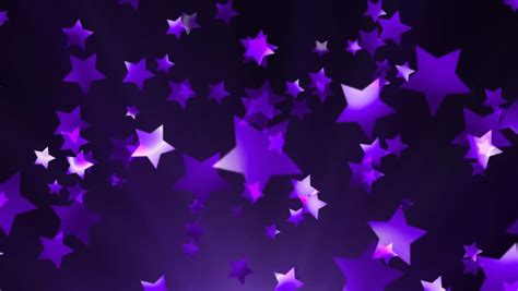 Multiple Purple Shooting Stars Against A Purple And Black