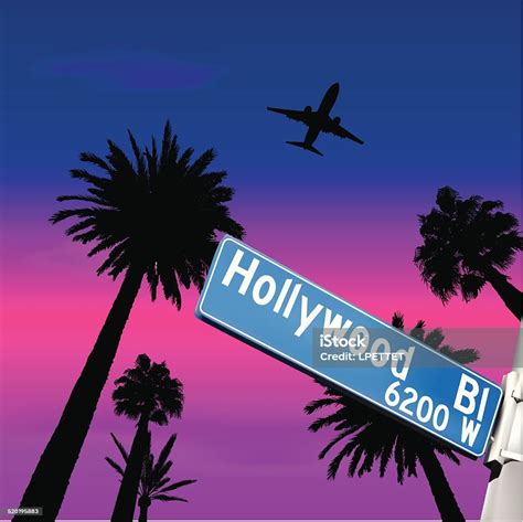 Hollywood Hills Sign Vector