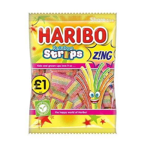 Haribo Rainbow Strip 130g Pack Catchmelk