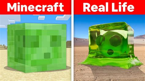 Minecraft Items In Real Life Items Blocks Animals Youtube