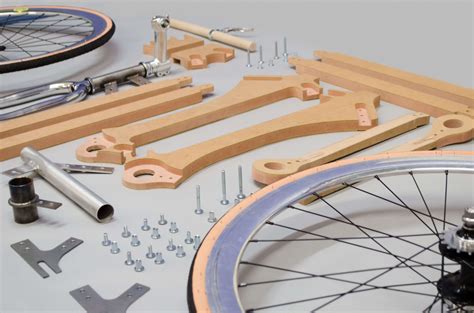 Wooden Bicycle Frame Kit Brunel University London