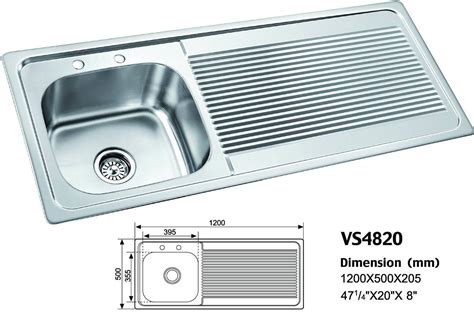 Check spelling or type a new query. China Stainless Steel Kitchen Sink (VS4820) - China ...