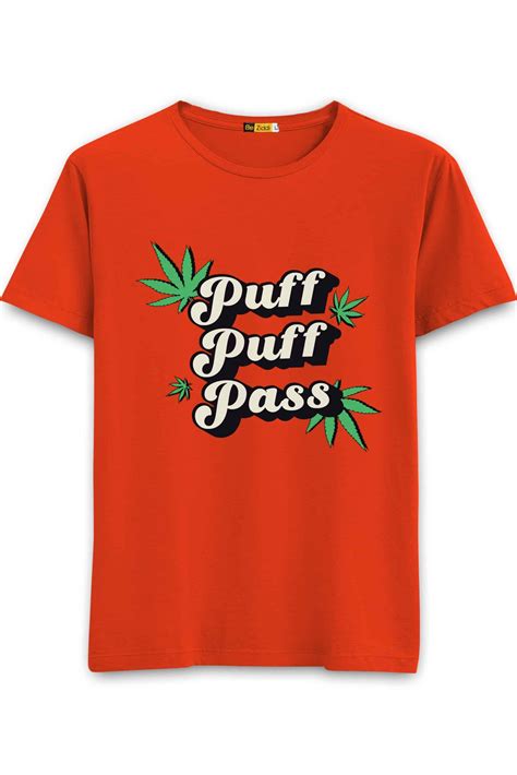 buy puff puff pass round neck t shirt online