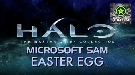 Microsoft Sam Easter Egg Halo The Master Chief Collection Youtube