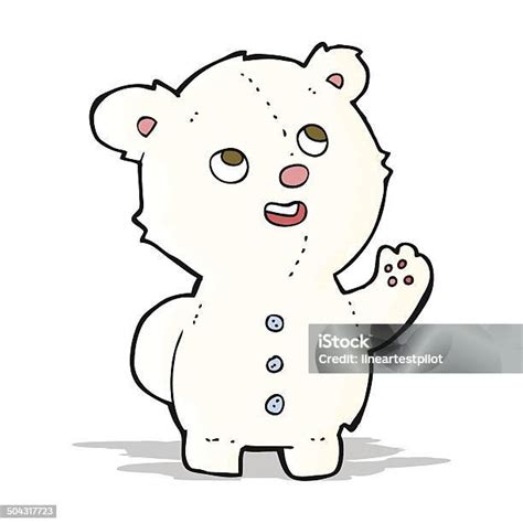 Cartoon Cute Polar Bear Cub Stock Illustration Download Image Now