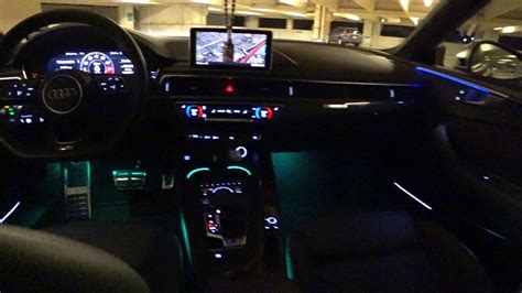 2018 Audi S5 Coupe Prestige Interior Lighting At Night Youtube