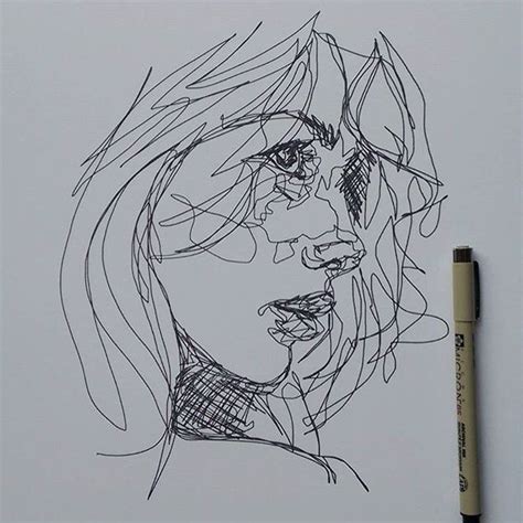 Visages D Artiste Dessines 1000 Idées Sur Le Thème Continuous Line Drawing Sur Pinterest