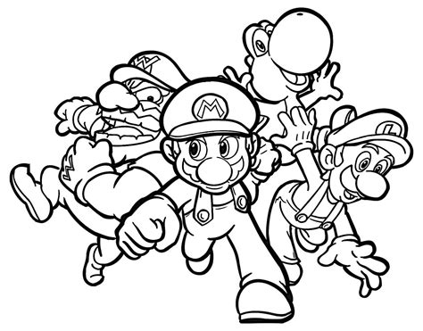 Disegni Mario Bros Da Colorare 2