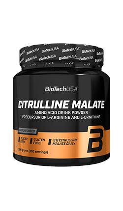 Citrulline Malate 300gr BioTechUSA - Crono Sport Nutrición ...