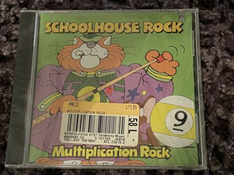 Schoolhouse Rock Multiplication Rock Educational Music Cd 1997 Brand
