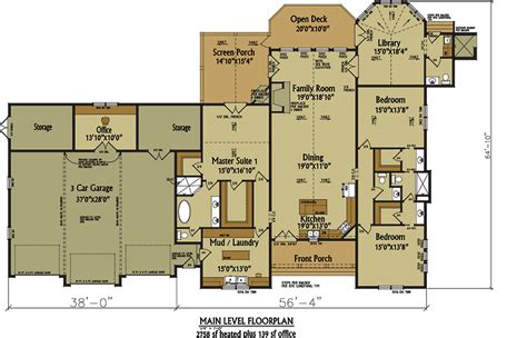 One Story House Plans With Open Floor Plan Home Alqu