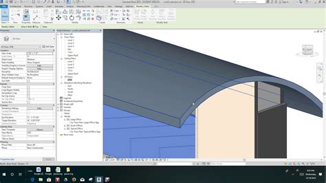 Revit Creating Roof By Extrusion Youtube