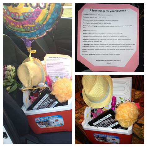 As you journey overseas for a 7. Made this going away basket for a friend who just left for ...