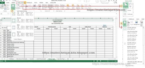 Langkah Langkah Menyimpan File Excel Dengan Baik