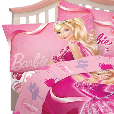 Barbie Ballet Twin Sheet Set Ballerina Dancing Bedding