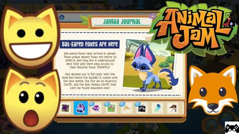 Animal Jam Play Wild Bat Eared Foxes Squishmain Youtube