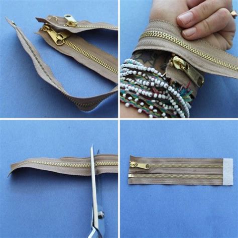 5 Ways To Turn Zippers Into Awesome Arm Candy Zipper Bracelet Denim