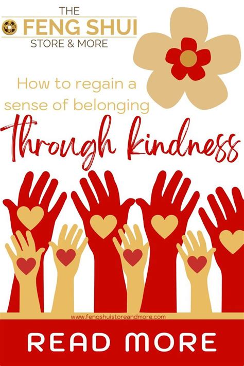 How To Regain A Sense Of Belonging Through Kindness Senses Belonging
