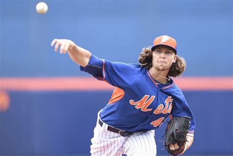 Watch Mets Pitcher Jacob Degrom Goes From The Mound To The Batting