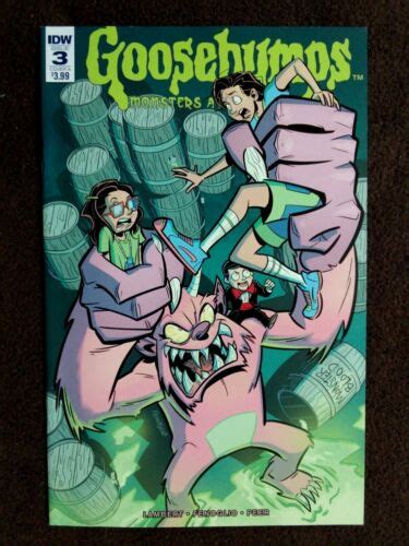 goosebumps monsters at midnight 3 idw a cover horror comic ebay