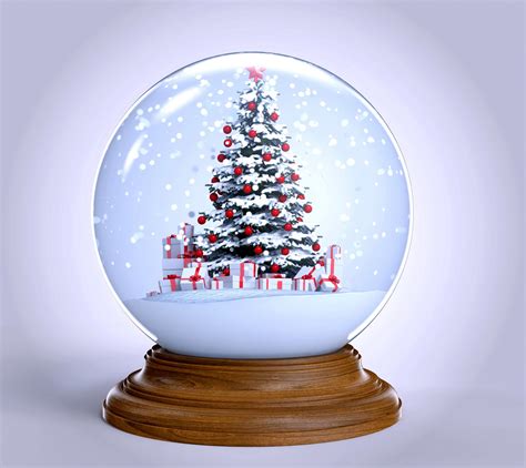 Snow Globe Cristmas New Year Winter Christmas Ball