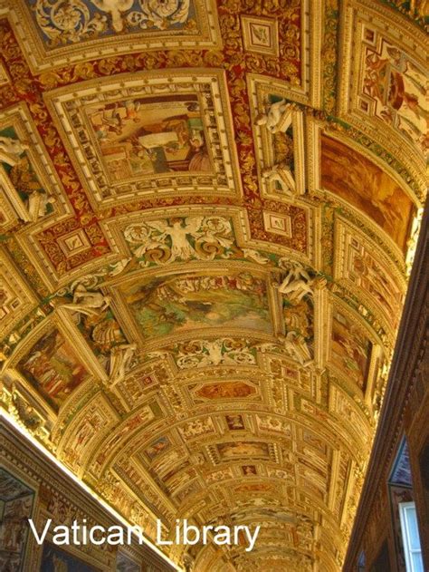 This Is The Ceiling Of The Vatican Library The Ceilings And Domes