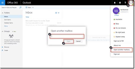 How To Access A Shared Mailbox In Outlook Web App Printable Forms
