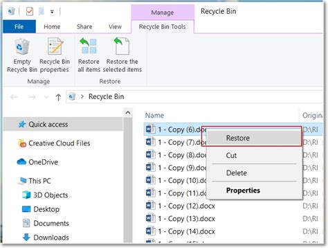 How To Recover Deleted Files From Recycle Bin After Empty