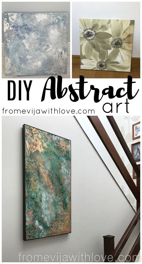Make Your Own Abstract Art On A Budget From Evija With