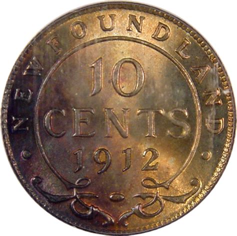 Newfoundland Numismatic Enthusiasts Ten Cent Coins
