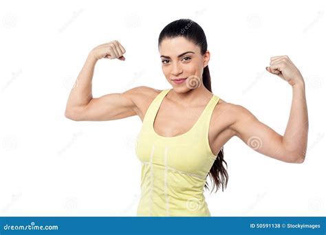 Va Comment Mon Biceps Photo Stock Image Du Assez Puissant 50591138