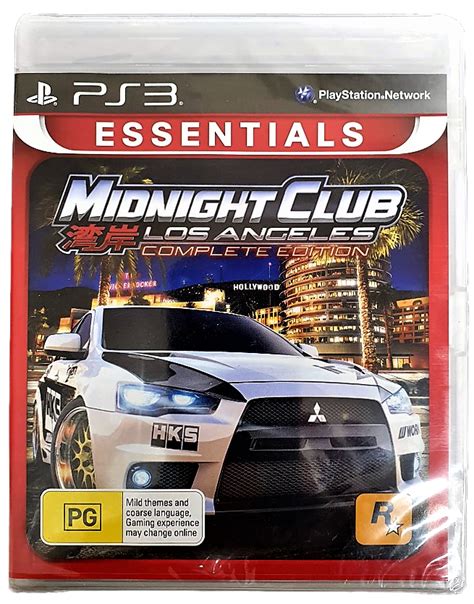 Midnight Club Los Angeles Complete Edition Playstation 3 Sealed Ps3