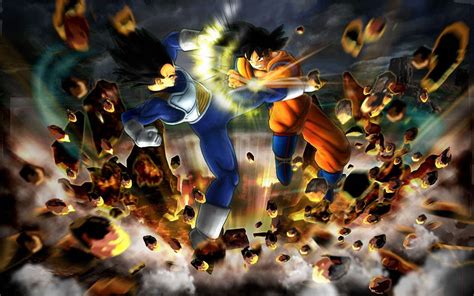 Goku Fighting Wallpapers Wallpaper Cave