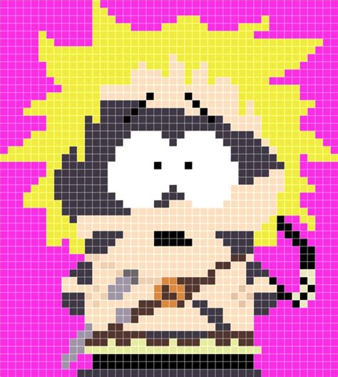 Tweek Barbarian South Park Stick Of Truth Pattern Pixel Art Pattern