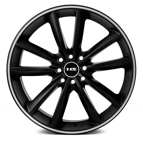 Ns Series® Ns9012 Wheels Matte Black With Machined Stripe Rims