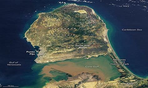 La Espectacular Foto Que Publicó La Nasa De La Península De Paraguaná