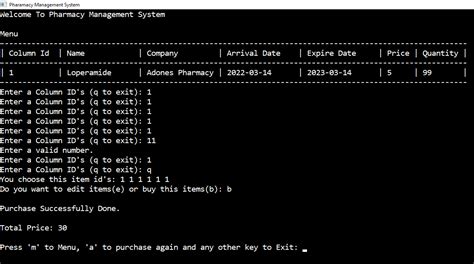 Pharmacy Management System Project In C With MySQL Database