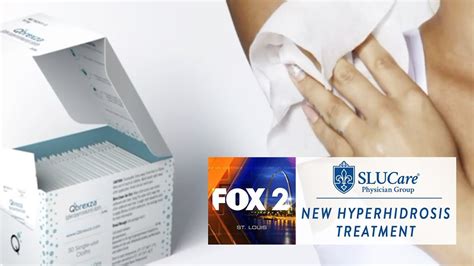 New Fda Approved Treatment For Hyperhidrosis Slucare Health Watch