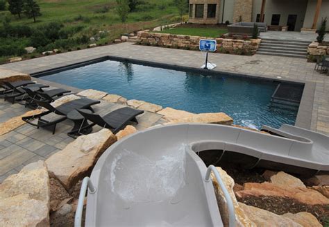 Swimming Pool With Slide Integrity Pool