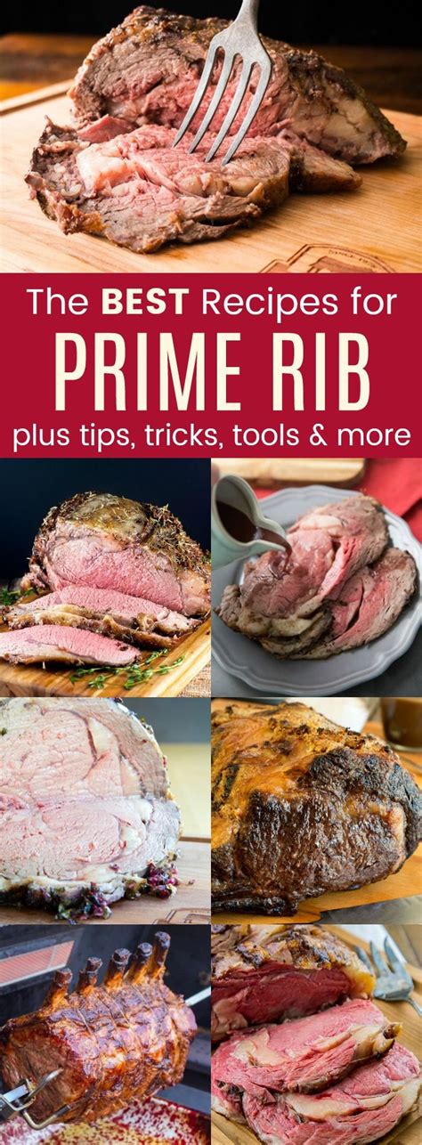 Also known as standing rib roast, this is slathered in a herb and garlic butter, then roasted to juicy perfection. The Best Prime Rib Recipes | Rib recipes, Prime rib recipe ...