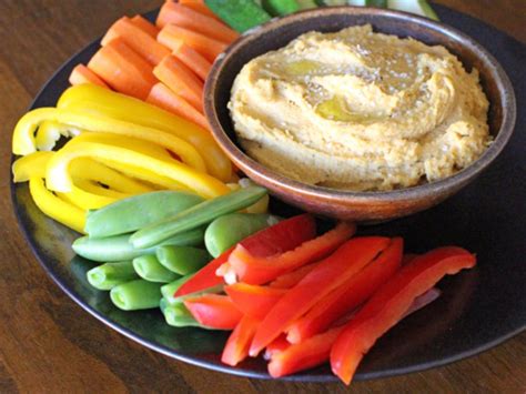 Bell Pepper And Hummus Snack Eat This Much