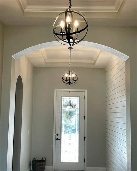 Black Globe Entryway Light Fixtures Soul And Lane