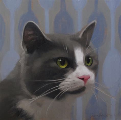 Diane Hoeptner Gray Tuxedo Cat